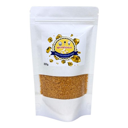 Sprinklicious Gold Crystallic Sugar 200g E171 Free