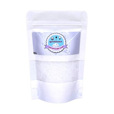 White-Transparent Crystallic Sugar 80g E171 Free by Sprinklicious