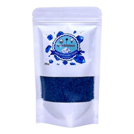 Blue Crystallic Sugar 200g E171 Free Sprinklicious