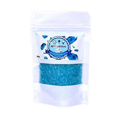 Turquoise Crystallic Sugar 70g E171 Free by Sprinklicious