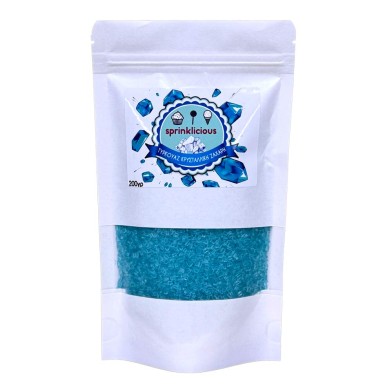 Turquoise Crystallic Sugar 200g E171 Free by Sprinklicious