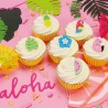 Tropical Edible Cupcake Toppers Pack of 6