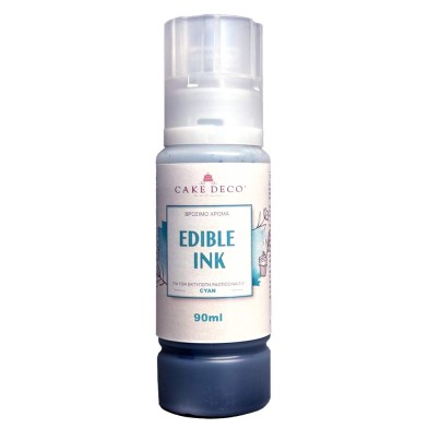 Μπλε (CYAN AF) Βρώσιμο Μελάνι 90ml refill για εκτυπωτή Epson A3 v5.0