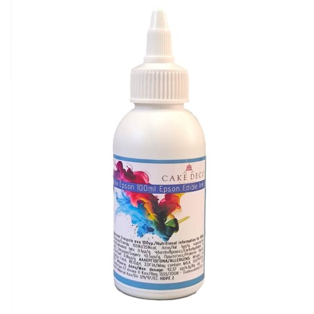 Cyan Edible Ink 100ml for Epson v4.0 printers