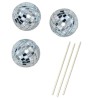 Disco Ball Toppers in 3 sizes set of 12pcs 