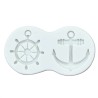 Antique style 2-in-1 Helm & Anchor Silicone Mold