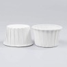 White, wrinkled style Cupcake Baking Cases 50pcs