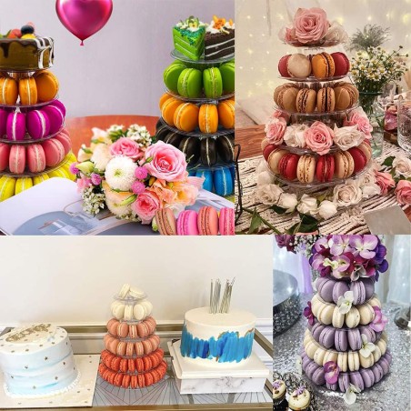 6 Tier Portable Macaron Display & Transport Case