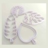 Mini Tropical Leaves Cutter Set of 4