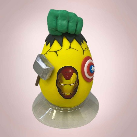 Super Heroes 2 Easter Chocolate Egg Decorated - 250g