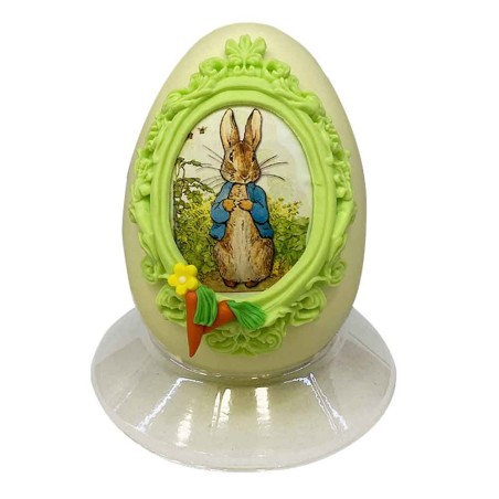 Portrait Bunny Decorated Easter Chocolate Egg 250g