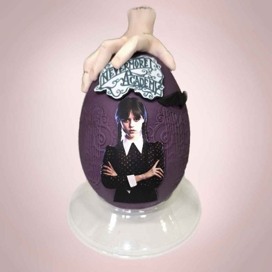 Scary Girl Decorated Easter Chocolate Egg 250g