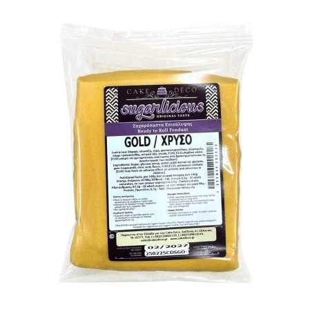 Gold Sugarlicious Original Sugar Paste 250g