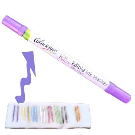 Metallic Lilac-Purple Marker Coloricious