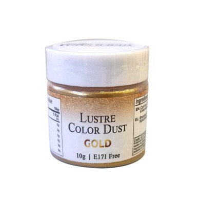 Metallic Gold Lustrre Dust 10g Coloricious