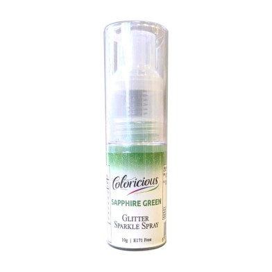 Πράσινο Ζαφειριού Γκλίτερ σε Σπρέι 10g Coloricious