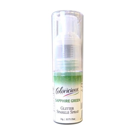 Πράσινο Ζαφειριού Γκλίτερ σε Σπρέι 10g Coloricious