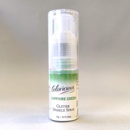 Πράσινο Ζαφειριού Γκλίτερ σε Σπρέι 10g Coloricious