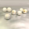 White-Gold Speckled Xtra Large Crunchy Balls 1.8cm 1kg