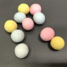 Pastel Multicolored XL Crunchy Balls with Marshmallow core & Bubble gum taste 1.8cm 140g