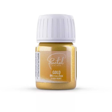 Gold MetallInk Liquid Paint Fractal