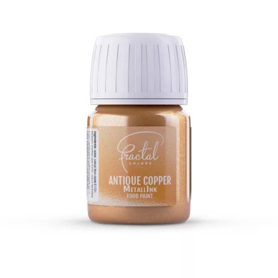 Antique Copper MetallInk Liquid Paint Fractal