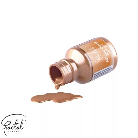 Antique Copper MetallInk Liquid Paint Fractal