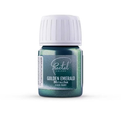 Golden Emerald MetallInk Food Paint