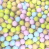 Pastel Multicolored XL Crunchy Balls with Choco paste filling 1.8cm 1kg