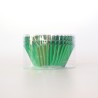 Green Foil Cupcake cases 60pcs Dim. Base 5cm, H3,8cm