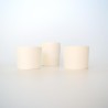 White Large Cupcake Paper Cups Base Diam. 6x, H5,5cm. 50pcs Laminated