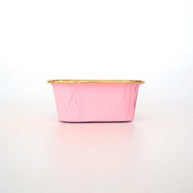 Baby Pink Square Monoportion Case Dim. Top 8cm, H3,8cm 50pcs