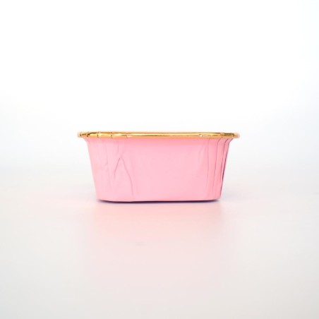 Baby Pink Square Monoportion Case Dim. Top 8cm, H3,8cm 50pcs