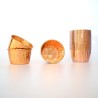 Gold Cupcake cases with Gold Foil inside Dim. Base 5cm, H3,8cm 25pcs