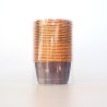 Brown with Gold Foil inside Cupcake cases Dim. Base 5cm, H3,8cm 25pcs