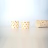 White with gold foil polka dots Cupcake Paper Cups D6xH5,5cm. 25pcs