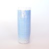 Light Blue gradient with gold foil polka dots Cupcake Paper Cups D6xH5,5cm. 25pcs