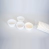 White Cupcake cases 500pcs Dim. Base 5cm, H3,8cm