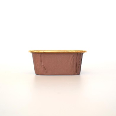 Brown Square Monoportion Case Dim. Top 8cm, H3,8cm 50pcs