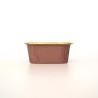 Brown Square Monoportion Case Dim. Top 8cm, H3,8cm 50pcs
