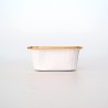 White Square Monoportion Case Dim. Top 8cm, H3,8cm 50pcs
