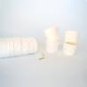White Large Cupcake Paper Cups Base Diam. 6x, H5,5cm. 50pcs Laminated