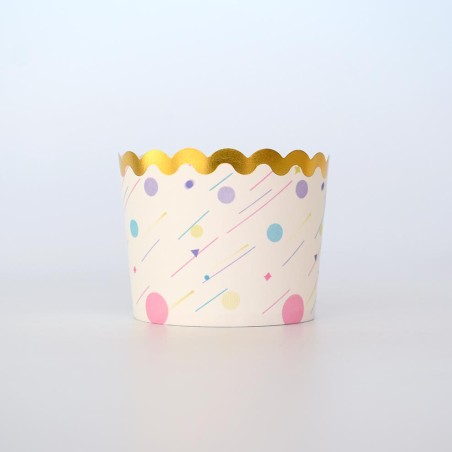 Πάρτυ Θήκες Cupcakes με Βάση 6xΥ5,5εκ. 25τμχ - Αντικολλητικές