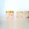 Λουλουδάτες Θήκες Cupcakes με Βάση 6xΥ5,5εκ. 25τμχ - Αντικολλητικές