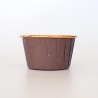 Brown with Gold Foil inside Cupcake cases Dim. Base 5cm, H3,8cm 25pcs