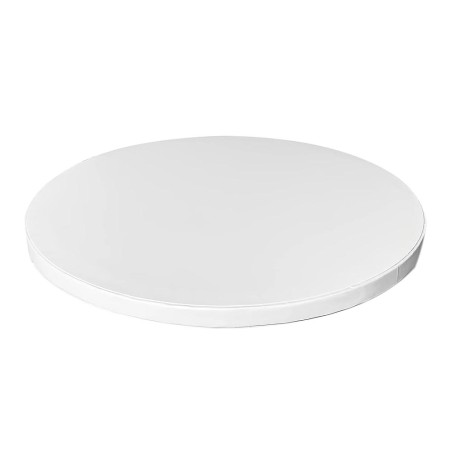 12" White Round Drum 13mm Thick