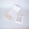 White Cake Box with window lid 11x11x6in.