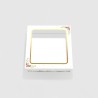 Christmas Cake Box with window lid Dim.10x10x5in.