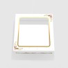 Christmas Cake Box with window lid Dim.14x14xH6in.