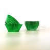 Green Foil Cupcake cases 60pcs Dim. Base 5cm, H3,8cm